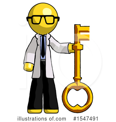 Royalty-Free (RF) Yellow  Design Mascot Clipart Illustration by Leo Blanchette - Stock Sample #1547491