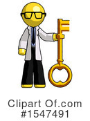 Yellow  Design Mascot Clipart #1547491 by Leo Blanchette