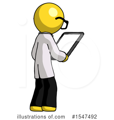 Royalty-Free (RF) Yellow  Design Mascot Clipart Illustration by Leo Blanchette - Stock Sample #1547492