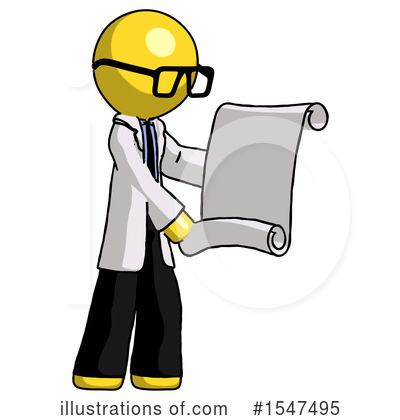 Royalty-Free (RF) Yellow  Design Mascot Clipart Illustration by Leo Blanchette - Stock Sample #1547495