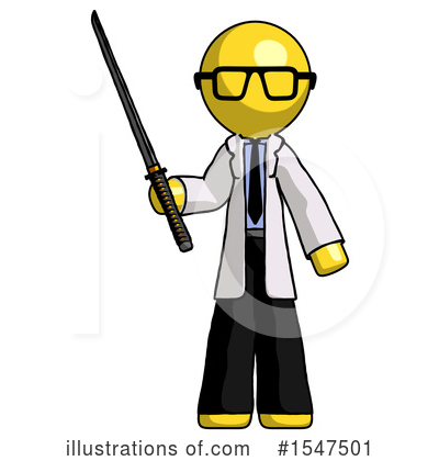 Royalty-Free (RF) Yellow  Design Mascot Clipart Illustration by Leo Blanchette - Stock Sample #1547501