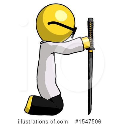 Royalty-Free (RF) Yellow  Design Mascot Clipart Illustration by Leo Blanchette - Stock Sample #1547506