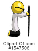 Yellow  Design Mascot Clipart #1547506 by Leo Blanchette