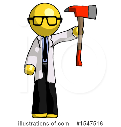 Royalty-Free (RF) Yellow  Design Mascot Clipart Illustration by Leo Blanchette - Stock Sample #1547516