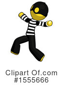 Yellow  Design Mascot Clipart #1555666 by Leo Blanchette