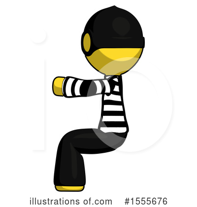 Royalty-Free (RF) Yellow  Design Mascot Clipart Illustration by Leo Blanchette - Stock Sample #1555676