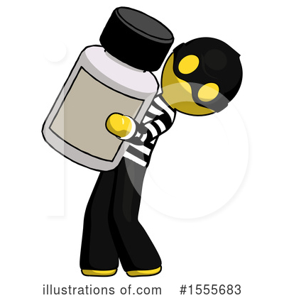 Royalty-Free (RF) Yellow  Design Mascot Clipart Illustration by Leo Blanchette - Stock Sample #1555683