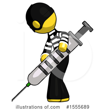 Royalty-Free (RF) Yellow Design Mascot Clipart Illustration by Leo Blanchette - Stock Sample #1555689
