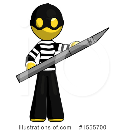 Royalty-Free (RF) Yellow  Design Mascot Clipart Illustration by Leo Blanchette - Stock Sample #1555700