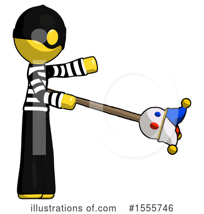 Royalty-Free (RF) Yellow  Design Mascot Clipart Illustration by Leo Blanchette - Stock Sample #1555746