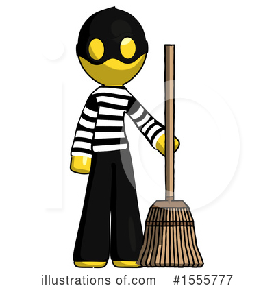 Royalty-Free (RF) Yellow  Design Mascot Clipart Illustration by Leo Blanchette - Stock Sample #1555777