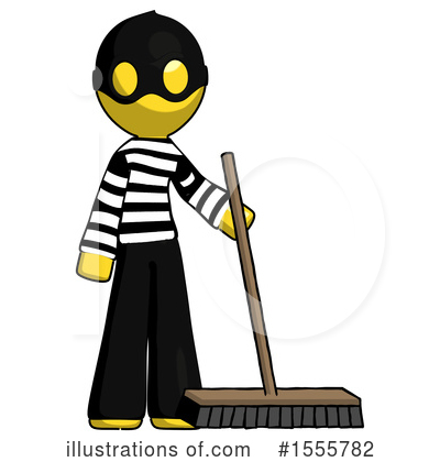 Royalty-Free (RF) Yellow  Design Mascot Clipart Illustration by Leo Blanchette - Stock Sample #1555782