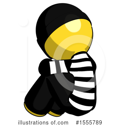 Royalty-Free (RF) Yellow  Design Mascot Clipart Illustration by Leo Blanchette - Stock Sample #1555789