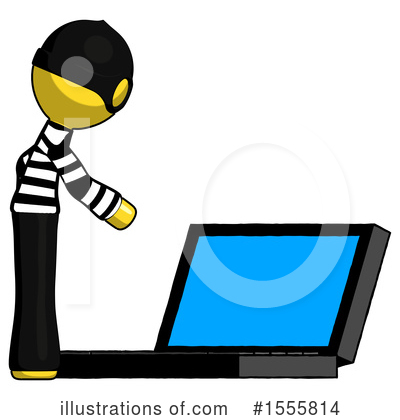 Royalty-Free (RF) Yellow  Design Mascot Clipart Illustration by Leo Blanchette - Stock Sample #1555814