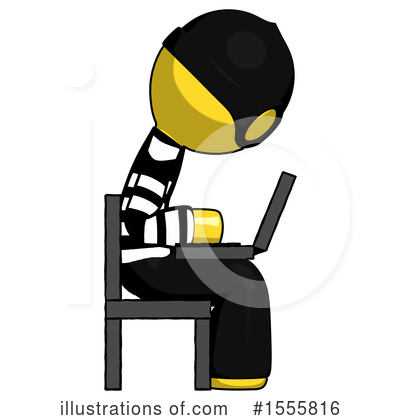 Royalty-Free (RF) Yellow  Design Mascot Clipart Illustration by Leo Blanchette - Stock Sample #1555816