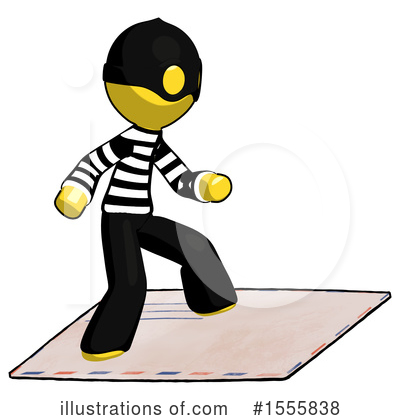 Royalty-Free (RF) Yellow  Design Mascot Clipart Illustration by Leo Blanchette - Stock Sample #1555838