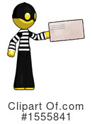 Yellow  Design Mascot Clipart #1555841 by Leo Blanchette