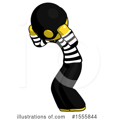 Royalty-Free (RF) Yellow  Design Mascot Clipart Illustration by Leo Blanchette - Stock Sample #1555844