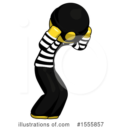 Royalty-Free (RF) Yellow  Design Mascot Clipart Illustration by Leo Blanchette - Stock Sample #1555857