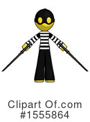 Yellow  Design Mascot Clipart #1555864 by Leo Blanchette