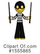 Yellow  Design Mascot Clipart #1555865 by Leo Blanchette