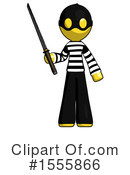 Yellow  Design Mascot Clipart #1555866 by Leo Blanchette