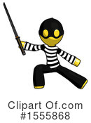 Yellow  Design Mascot Clipart #1555868 by Leo Blanchette