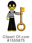 Yellow  Design Mascot Clipart #1555875 by Leo Blanchette