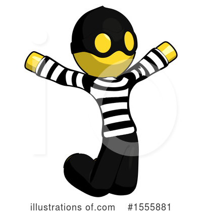 Royalty-Free (RF) Yellow  Design Mascot Clipart Illustration by Leo Blanchette - Stock Sample #1555881