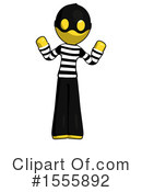 Yellow  Design Mascot Clipart #1555892 by Leo Blanchette