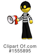 Yellow  Design Mascot Clipart #1555895 by Leo Blanchette