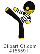 Yellow  Design Mascot Clipart #1555911 by Leo Blanchette