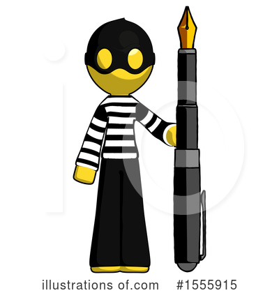 Royalty-Free (RF) Yellow  Design Mascot Clipart Illustration by Leo Blanchette - Stock Sample #1555915