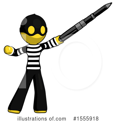 Royalty-Free (RF) Yellow  Design Mascot Clipart Illustration by Leo Blanchette - Stock Sample #1555918