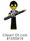 Yellow  Design Mascot Clipart #1555919 by Leo Blanchette