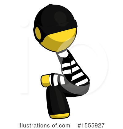 Royalty-Free (RF) Yellow  Design Mascot Clipart Illustration by Leo Blanchette - Stock Sample #1555927