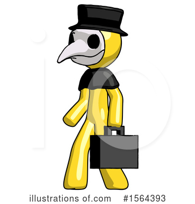Royalty-Free (RF) Yellow Design Mascot Clipart Illustration by Leo Blanchette - Stock Sample #1564393