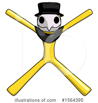 Royalty-Free (RF) Yellow Design Mascot Clipart Illustration by Leo Blanchette - Stock Sample #1564395