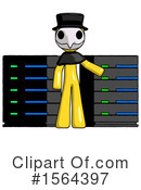 Yellow Design Mascot Clipart #1564397 by Leo Blanchette