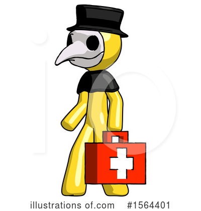 Royalty-Free (RF) Yellow Design Mascot Clipart Illustration by Leo Blanchette - Stock Sample #1564401