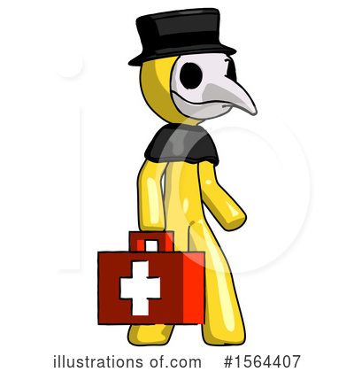 Royalty-Free (RF) Yellow Design Mascot Clipart Illustration by Leo Blanchette - Stock Sample #1564407