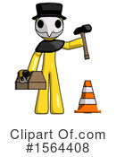 Yellow Design Mascot Clipart #1564408 by Leo Blanchette