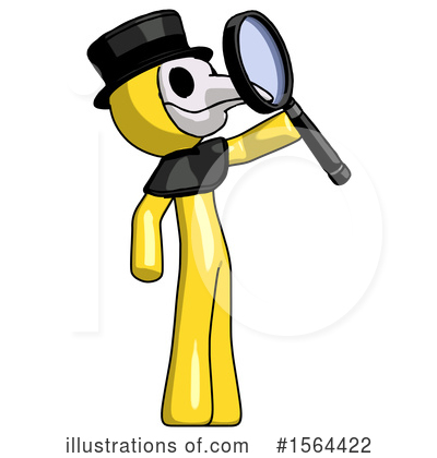 Royalty-Free (RF) Yellow Design Mascot Clipart Illustration by Leo Blanchette - Stock Sample #1564422