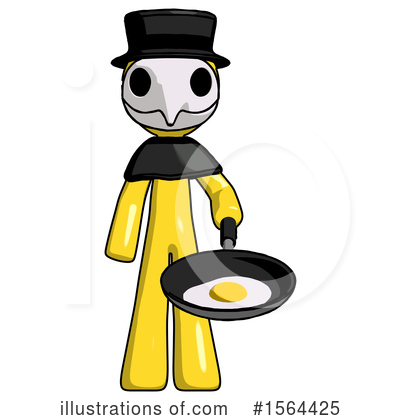 Royalty-Free (RF) Yellow Design Mascot Clipart Illustration by Leo Blanchette - Stock Sample #1564425