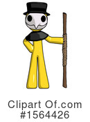 Yellow Design Mascot Clipart #1564426 by Leo Blanchette