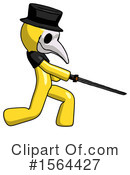 Yellow Design Mascot Clipart #1564427 by Leo Blanchette