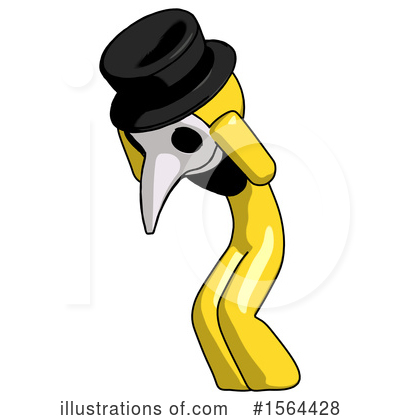 Royalty-Free (RF) Yellow Design Mascot Clipart Illustration by Leo Blanchette - Stock Sample #1564428