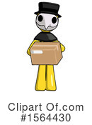 Yellow Design Mascot Clipart #1564430 by Leo Blanchette