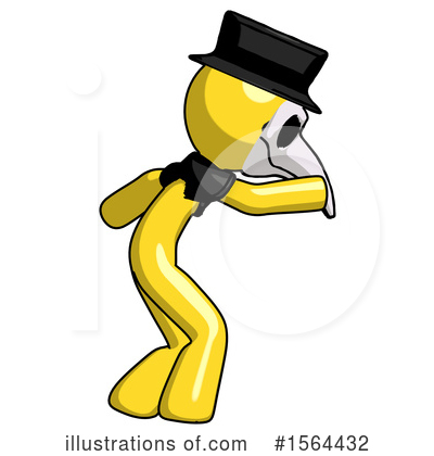 Royalty-Free (RF) Yellow Design Mascot Clipart Illustration by Leo Blanchette - Stock Sample #1564432