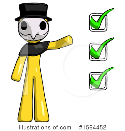 Royalty-Free (RF) Yellow Design Mascot Clipart Illustration by Leo Blanchette - Stock Sample #1564452
